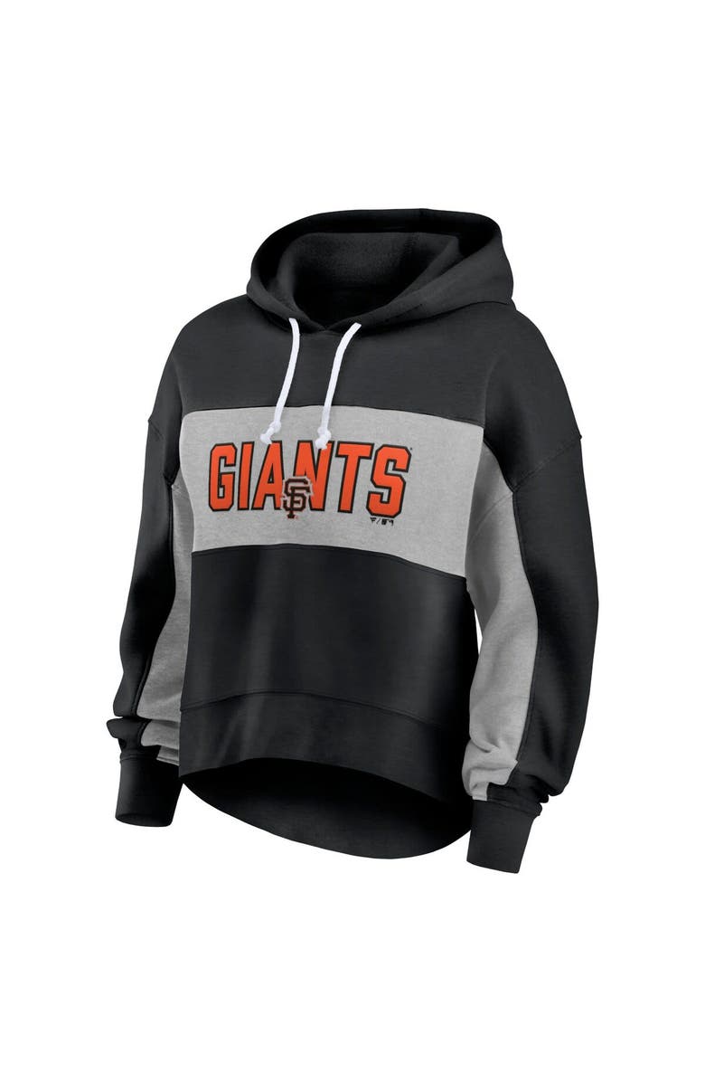 FANATICS Women's Fanatics Black San Francisco Giants Filled Stat Sheet Pullover Hoodie, Alternate, color, Black