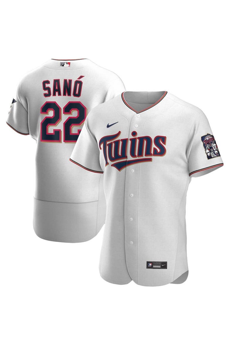 Men's Nike Miguel Sano White Minnesota Twins Home Authentic Player Jersey, Main, color, White