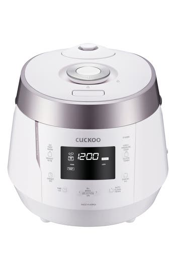 Cuckoo 10-cup Heating Pressure Rice Cooker In White