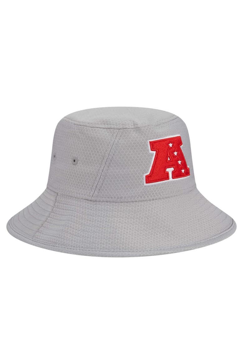 Men's New Era Gray AFC Merchandise 2025 NFL Pro Bowl Bucket Hat, Alternate, color, Gray
