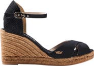 VISCATA Aiguablava Canvas Espadrille Sandal Wedges