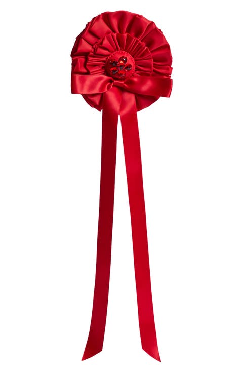 Ribbon Rosette Bag Charm