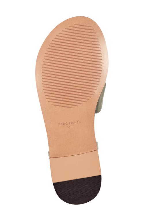 Marc Fisher Ltd Lille Ankle Strap Sandal In Metallic