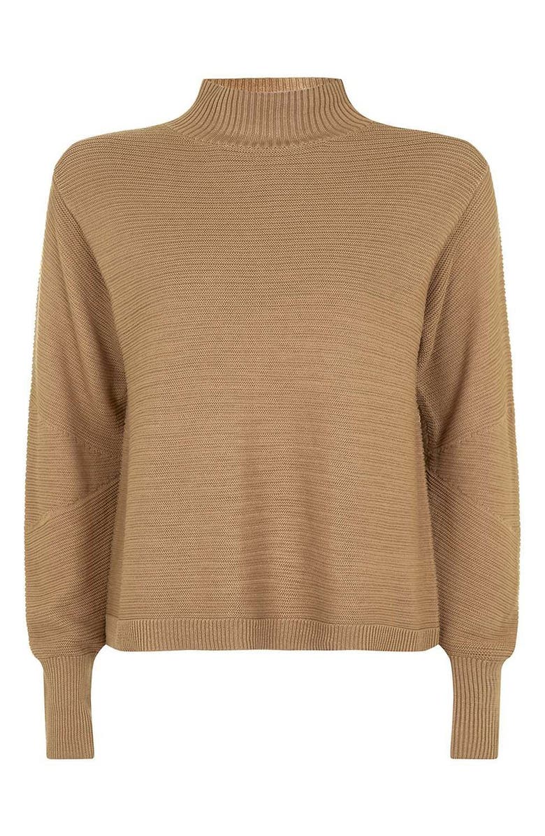 Topshop Mixed Stitch Sweater, Alternate, color, 