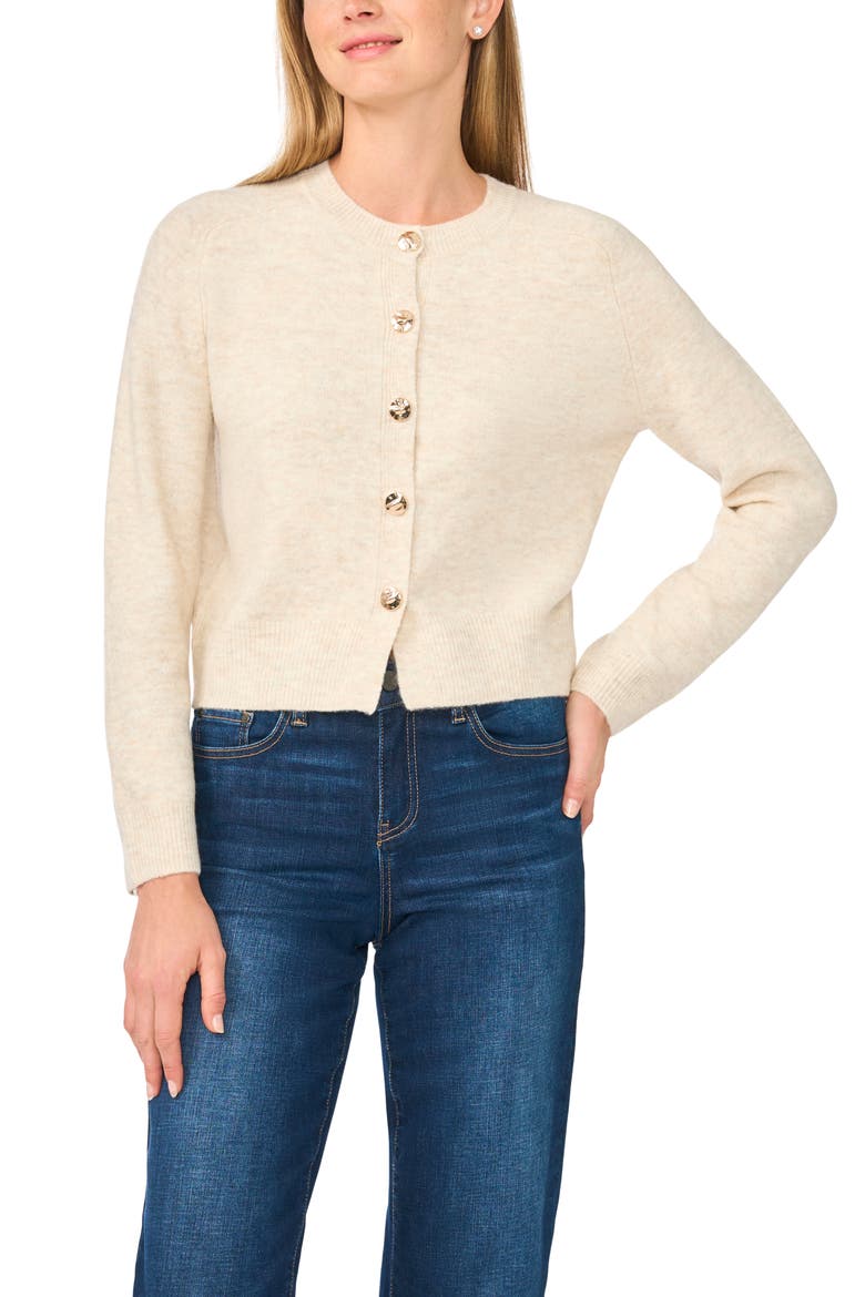 Saddle Shoulder Cardigan, Alternate, color, MALTED