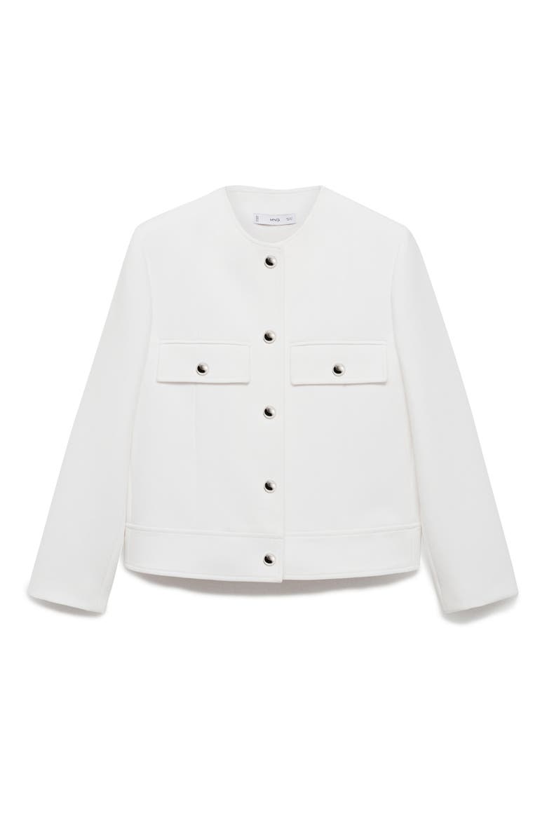 Pocket Blazer, Main, color, WHITE