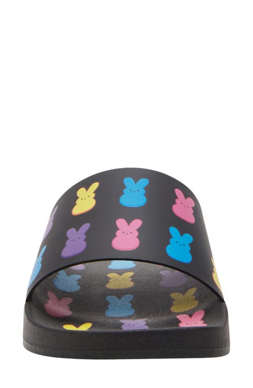 Katy Perry The Peeps Bunny Slide Sandal In Black Multi