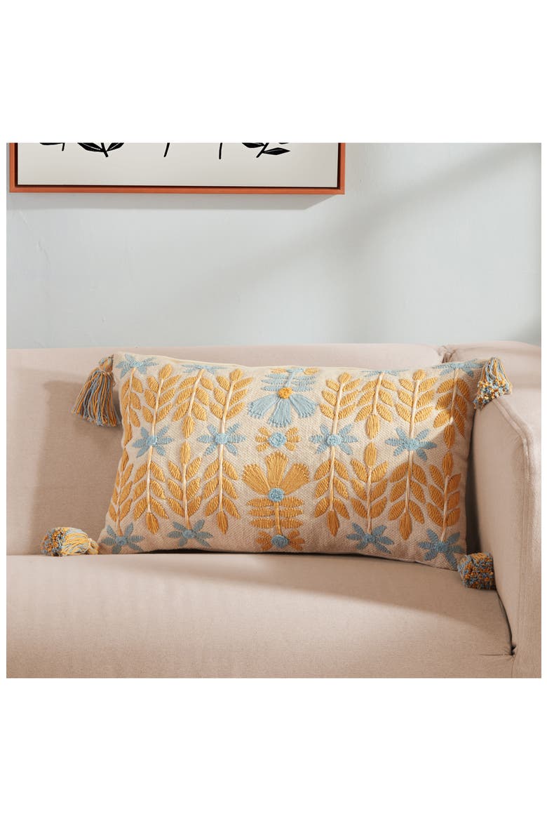 Stockholm Days Throw Pillow, Alternate, color, YELLOW MULTI