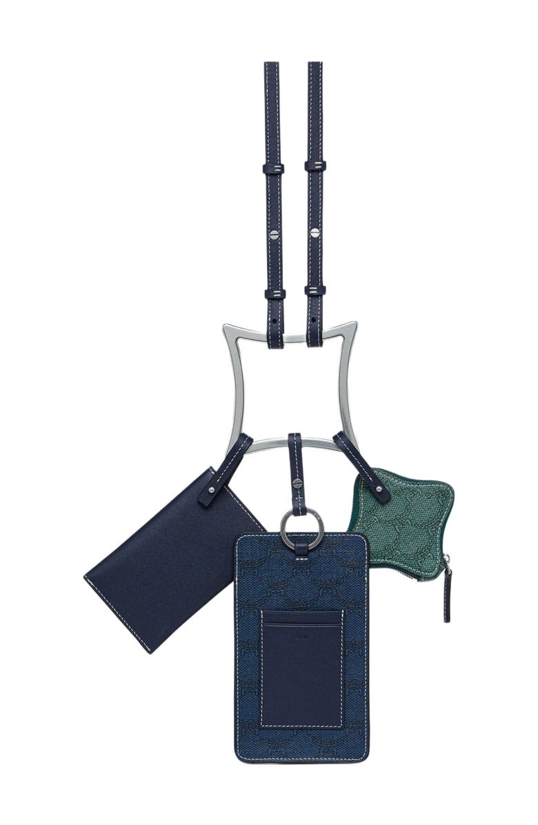 MCM Diamond Trilogie Crossbody Pouch in Lauretos, Alternate, color, 