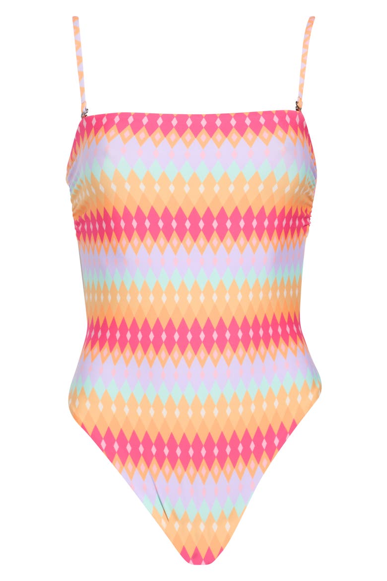 Ohana Reversible One-Piece Swimsuit, Alternate, color, PINK