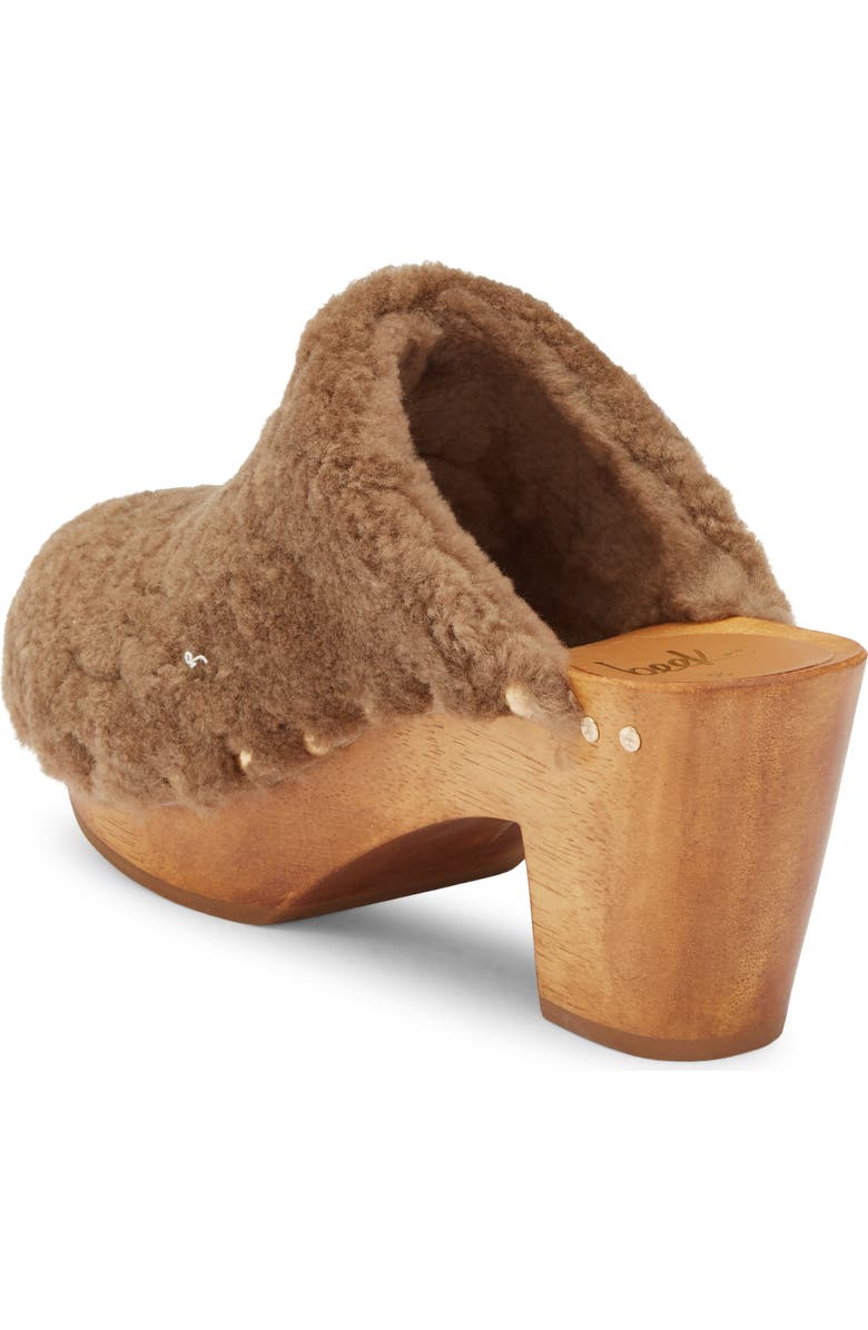 Beek Woodpecker Clog, Alternate, color, Bronze Shearling