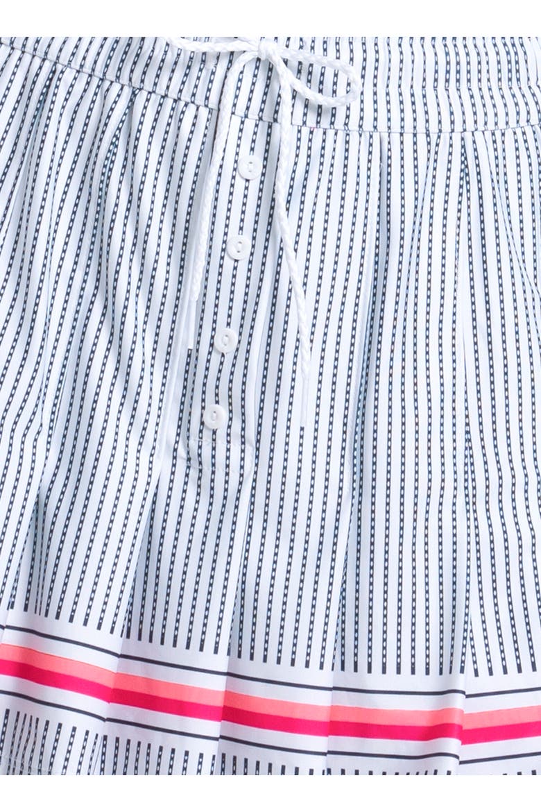 High Waisted Glow Stripe Skirt, Alternate, color, Multi