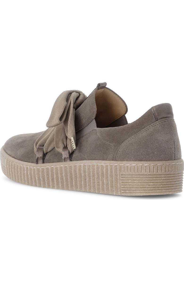 Gabor Leather Platform Sneaker, Alternate, color, Mohair