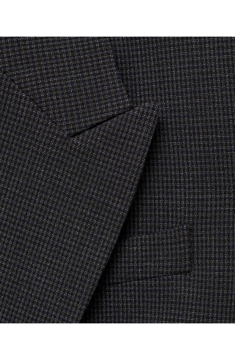 MANGO Slim Fit Micro Houndstooth Sport Coat, Alternate, color, 