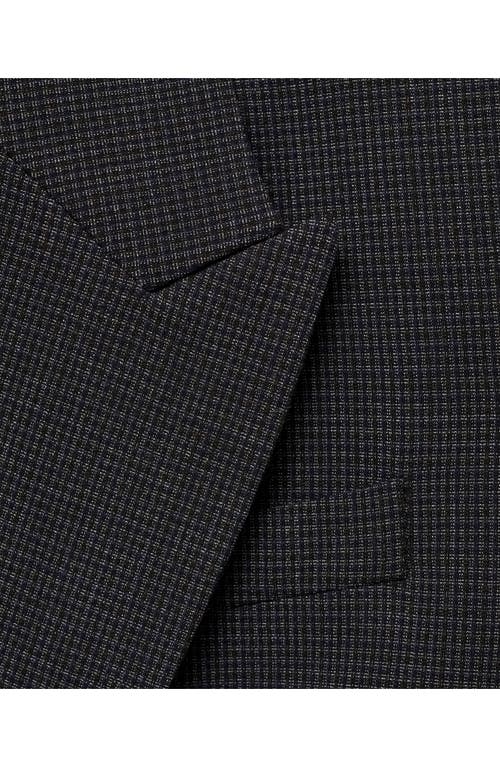 Mango Slim Fit Micro Houndstooth Sport Coat In Gray