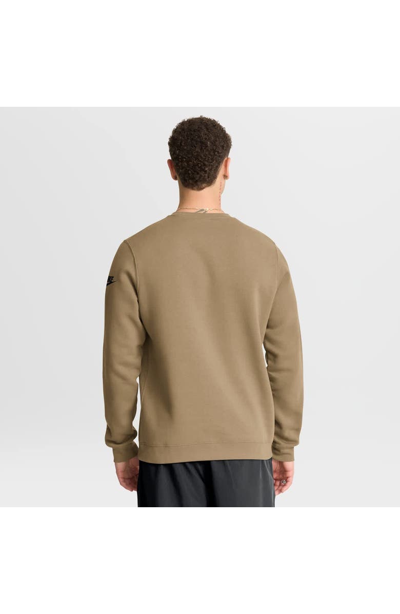 Nike Men's Nike Tan Las Vegas Raiders Swing Pass Rewind Club Pullover Sweatshirt, Alternate, color, Tan