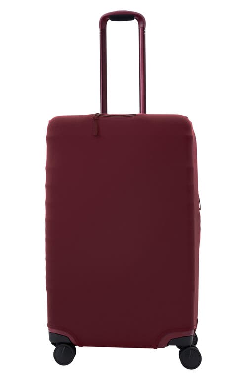 Beis Béis The Medium Check-in Luggage Cover In Burgundy