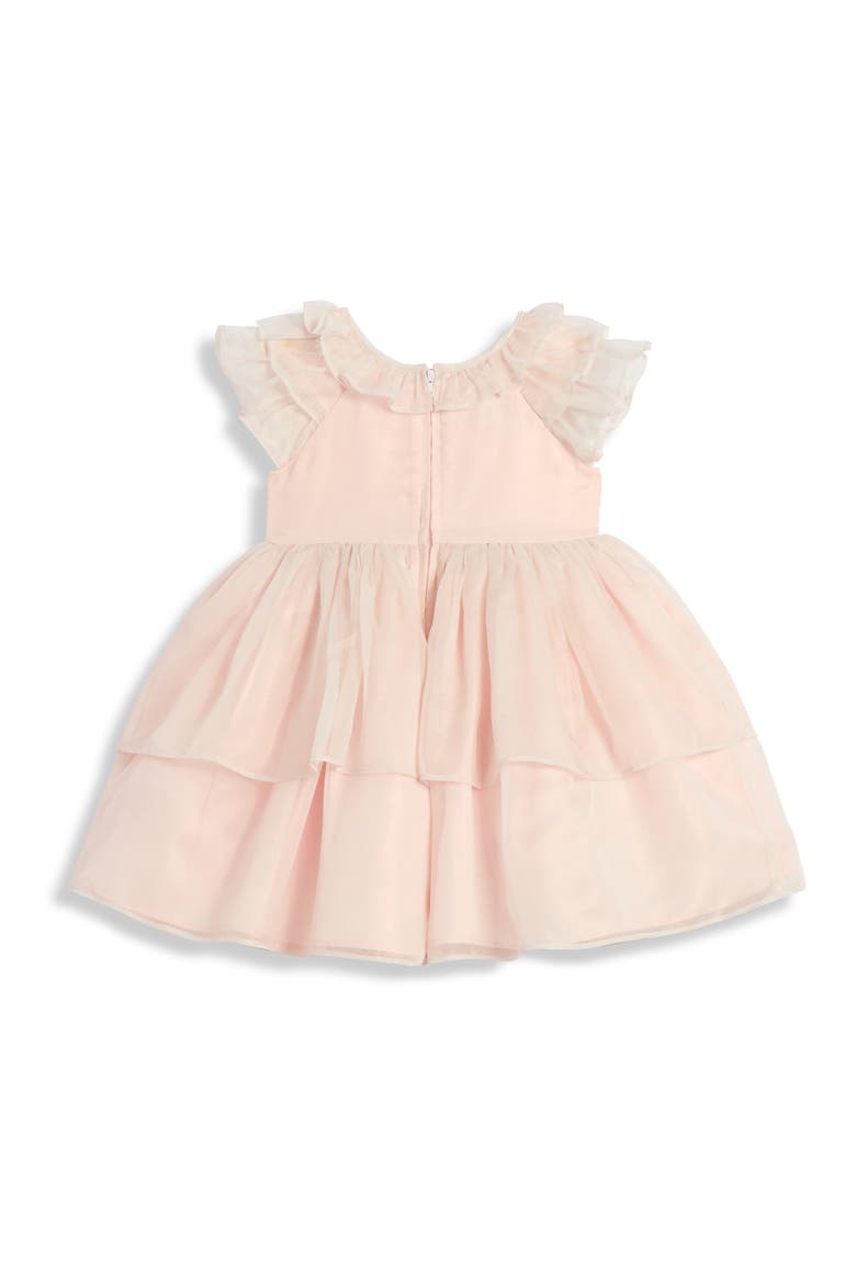 Anna Shimmery Ruffle Dress, Alternate, color, BLUSH