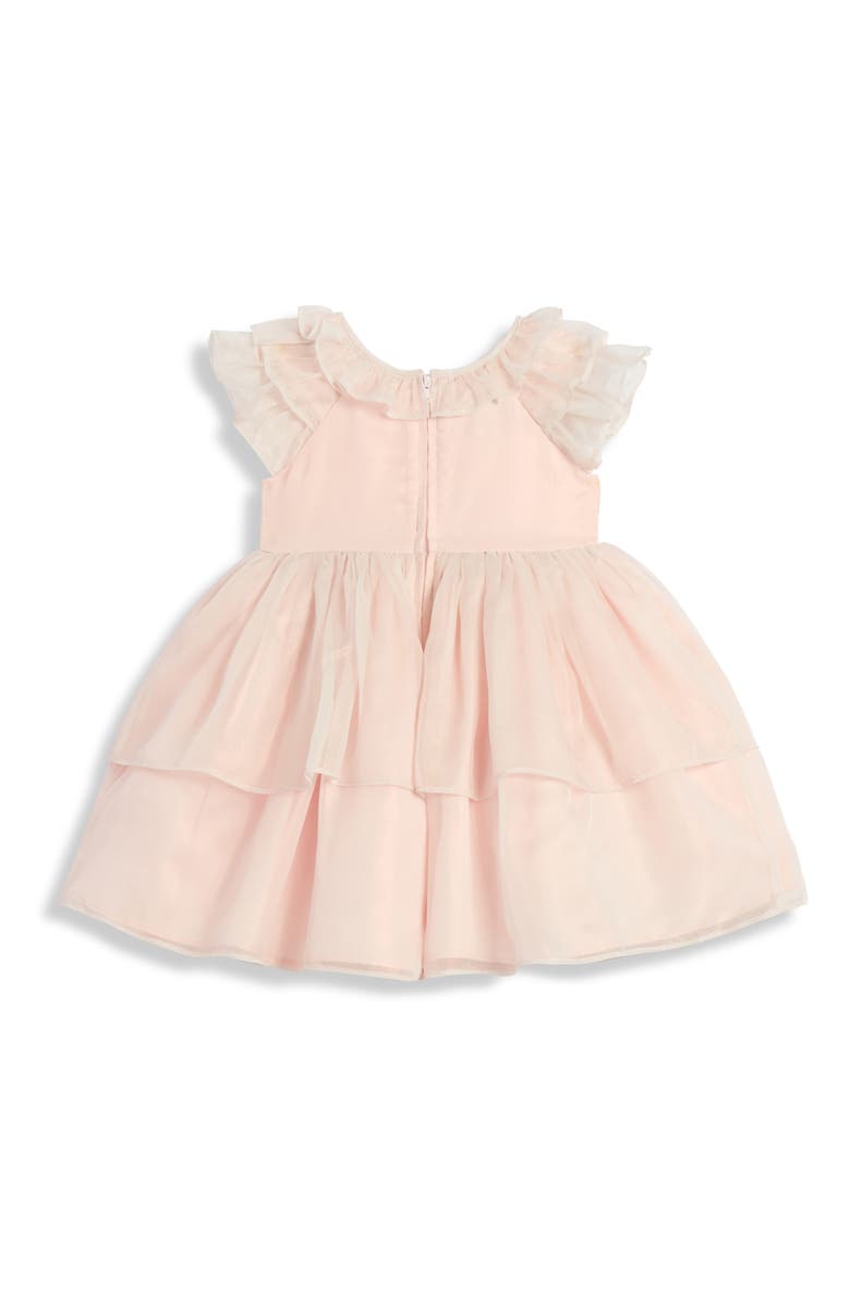 Pippa & Julie Anna Shimmery Ruffle Dress, Alternate, color, Blush