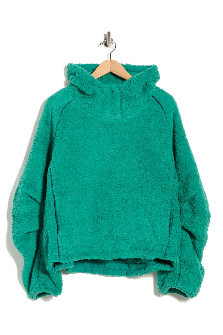 FP Movement Free Flow Fleece Hoodie, Alternate, color, GREEN GLOW