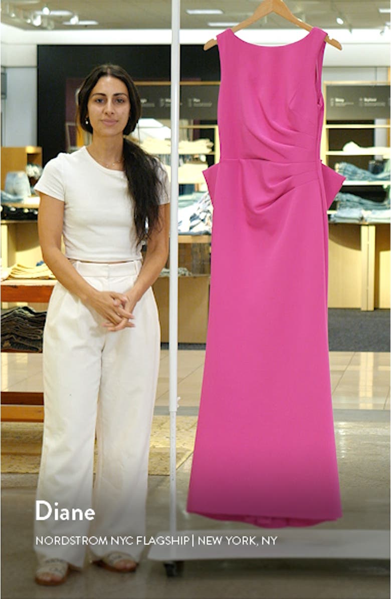 Bow Back Sleeveless Gown, sales video thumbnail