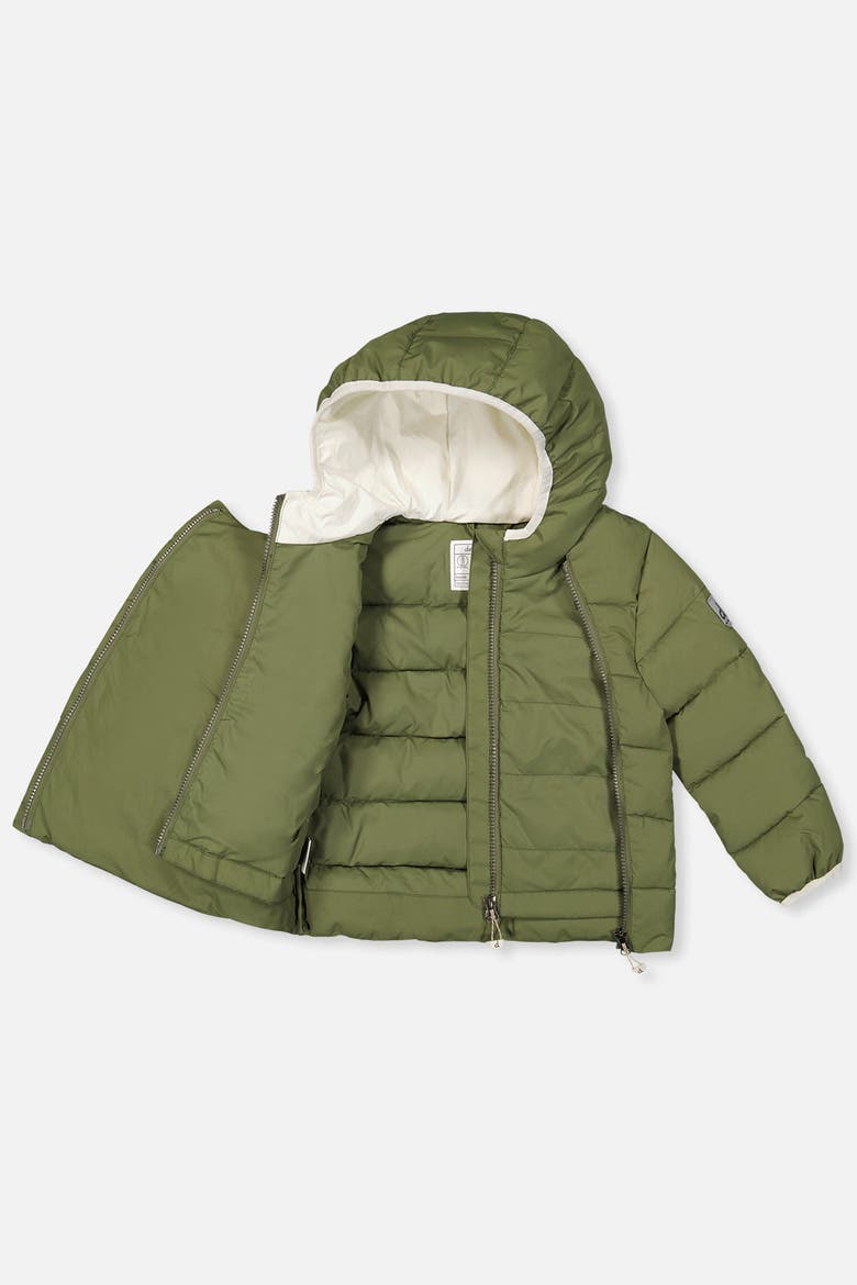 PrimaLoft Hooded Winter Jacket, Alternate, color, Olive Green