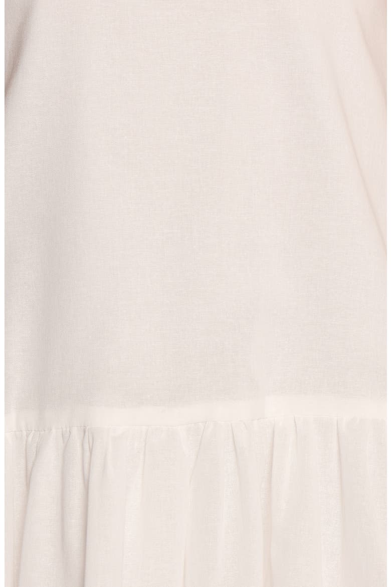 Zurich Sleeveless Bubble Hem Minidress, Alternate, color, WHITE