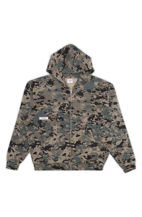 Grantsville Camo Zip Hoodie