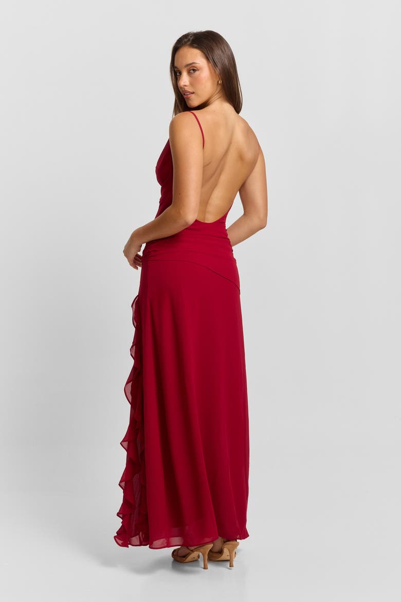 Odette Maxi Dress, Alternate, color, Red