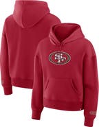 FANATICS Women's Fanatics Scarlet San Francisco 49ers Legacy Fleece Pullover Hoodie