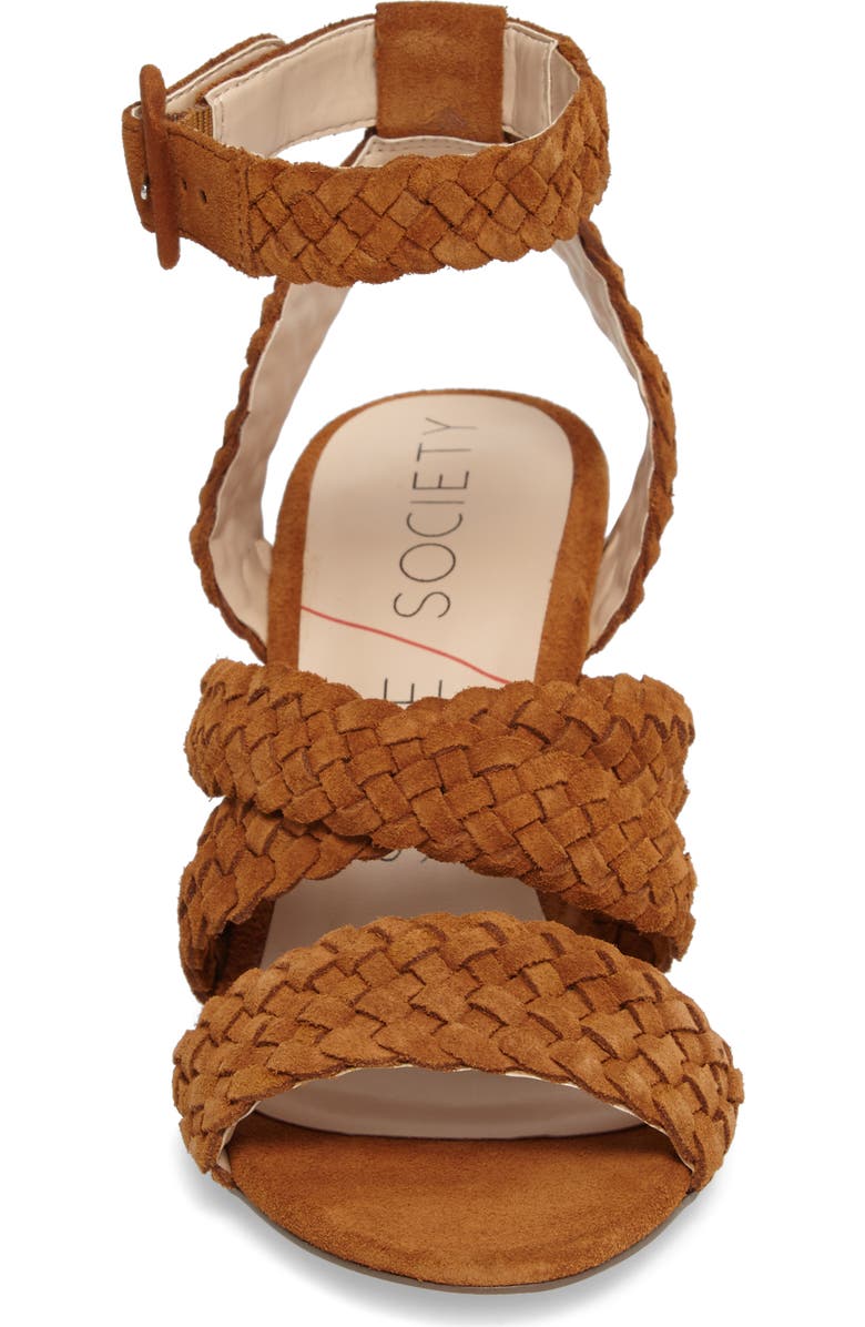 Sole Society Evelina Block Heel Sandal, Alternate, color,