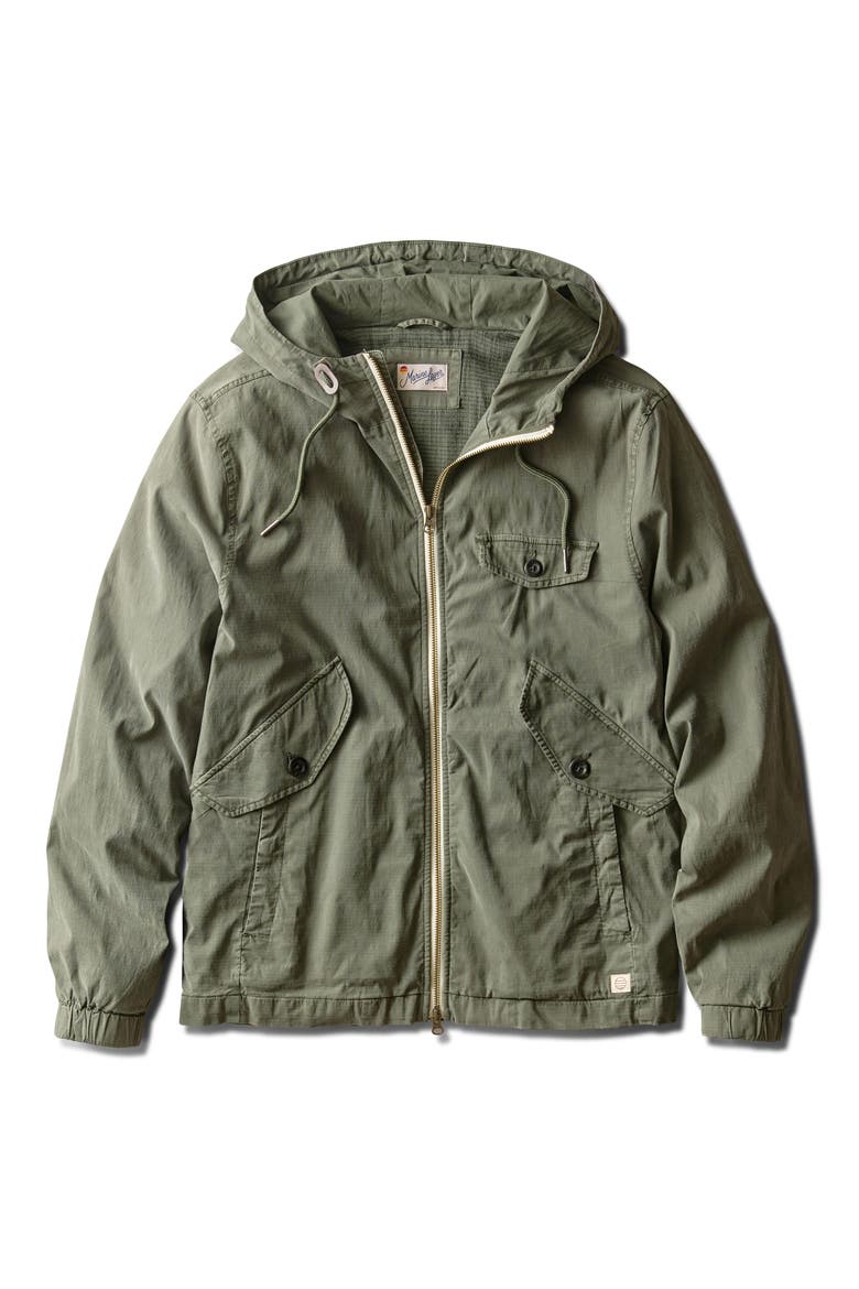 Pierce Ripstop Windbreaker, Alternate, color, DARK GREEN