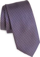 Nordstrom Langley Geometric Pattern Silk Jacquard Tie