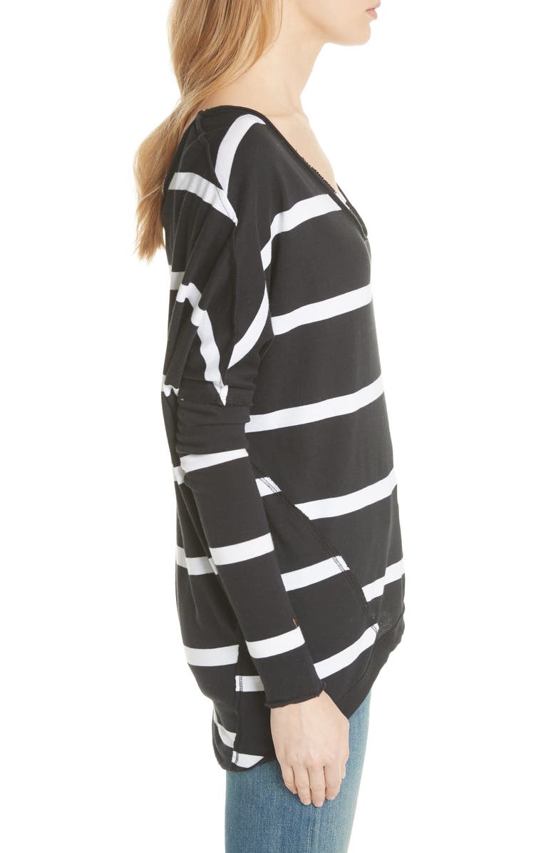 Free People Upstate Stripe Tee, Alternate, color, 