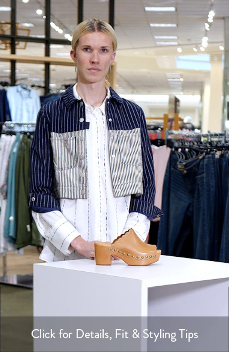 Gold Platform Slide Sandal, sales video thumbnail