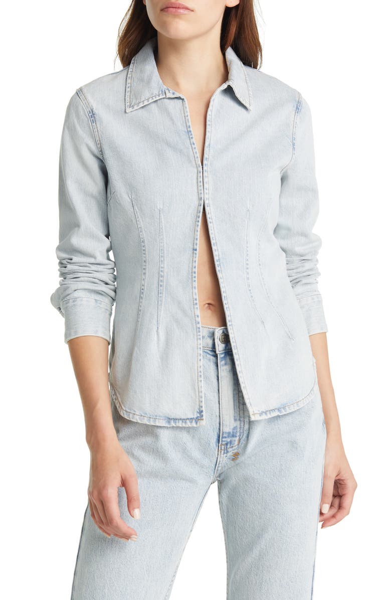 Ksubi Charmed Muse Denim Shirt, Main, color, 