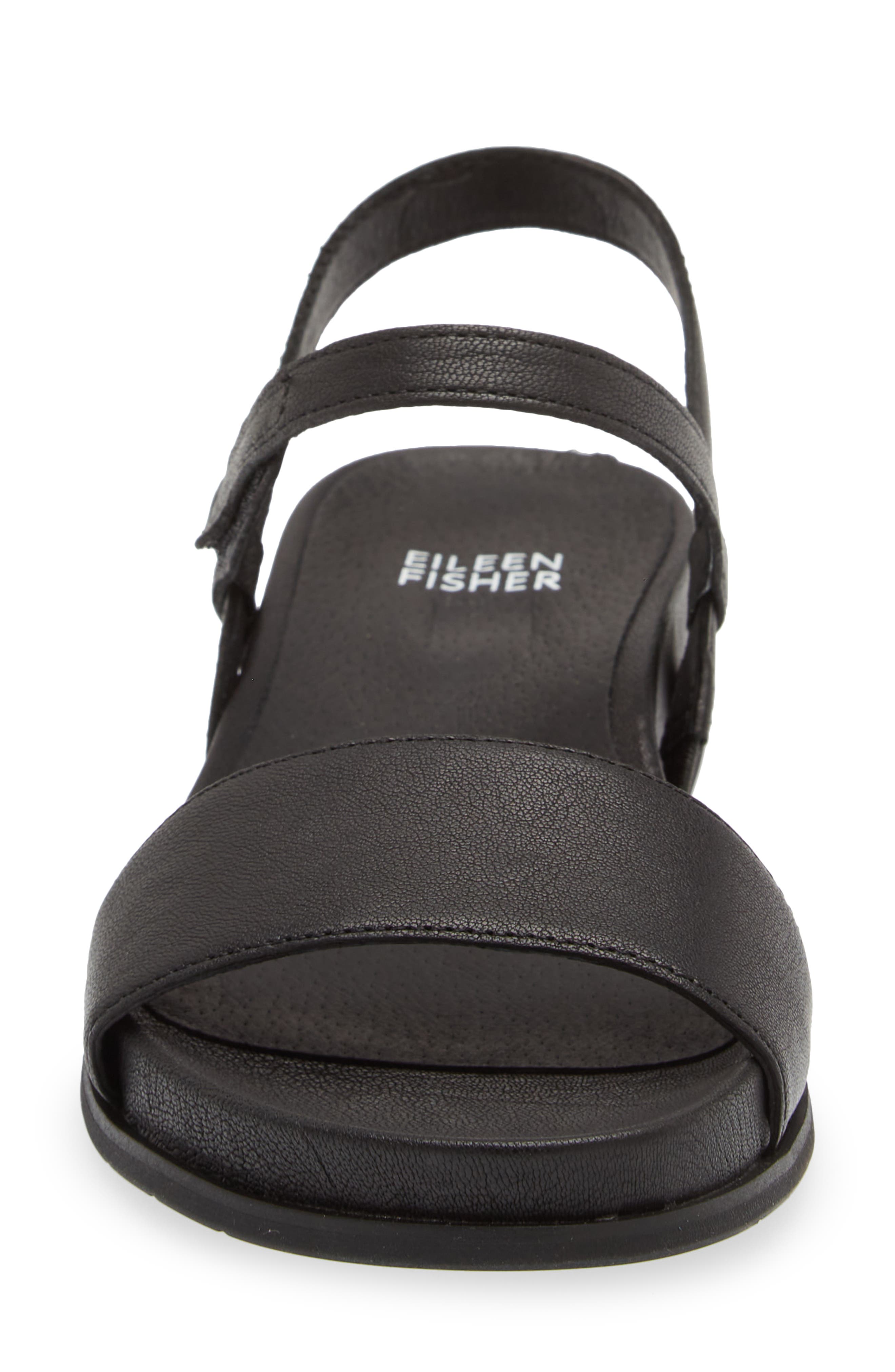 Eileen Fisher Demo Leather Sandal, Alternate, color, 