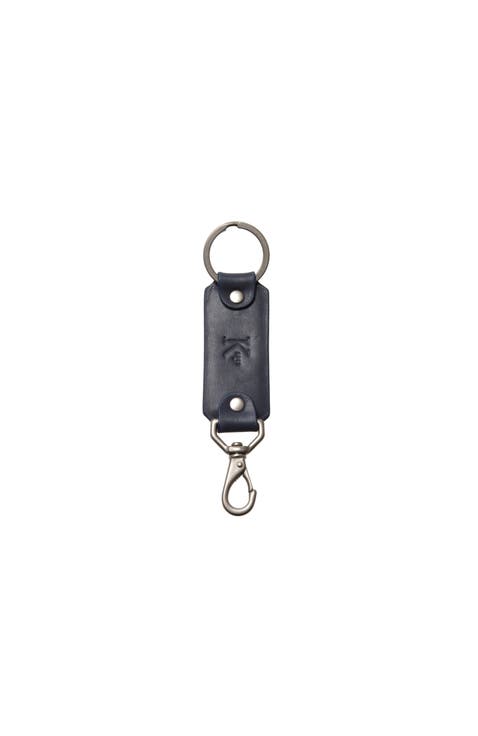 Preston Leather Swivel Hook Key Chain