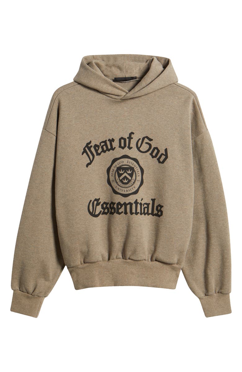 Fear of God Essentials Heavyweight Fleece Shrunken Hoodie, Alternate, color,