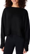 Sweaty Betty After Class Cotton Blend Crop Sweatshirt