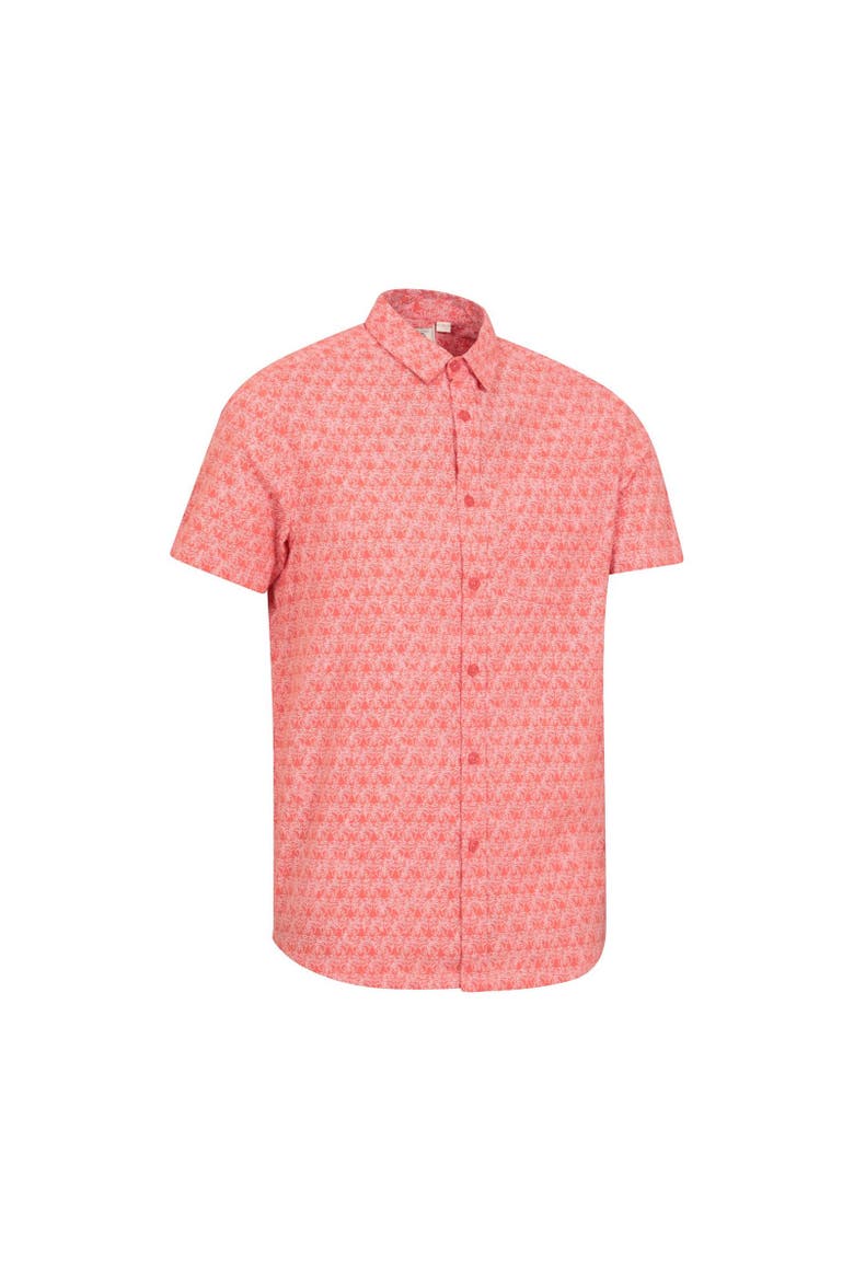 Preston Illustration Leaves Shirt, Alternate, color, Coral