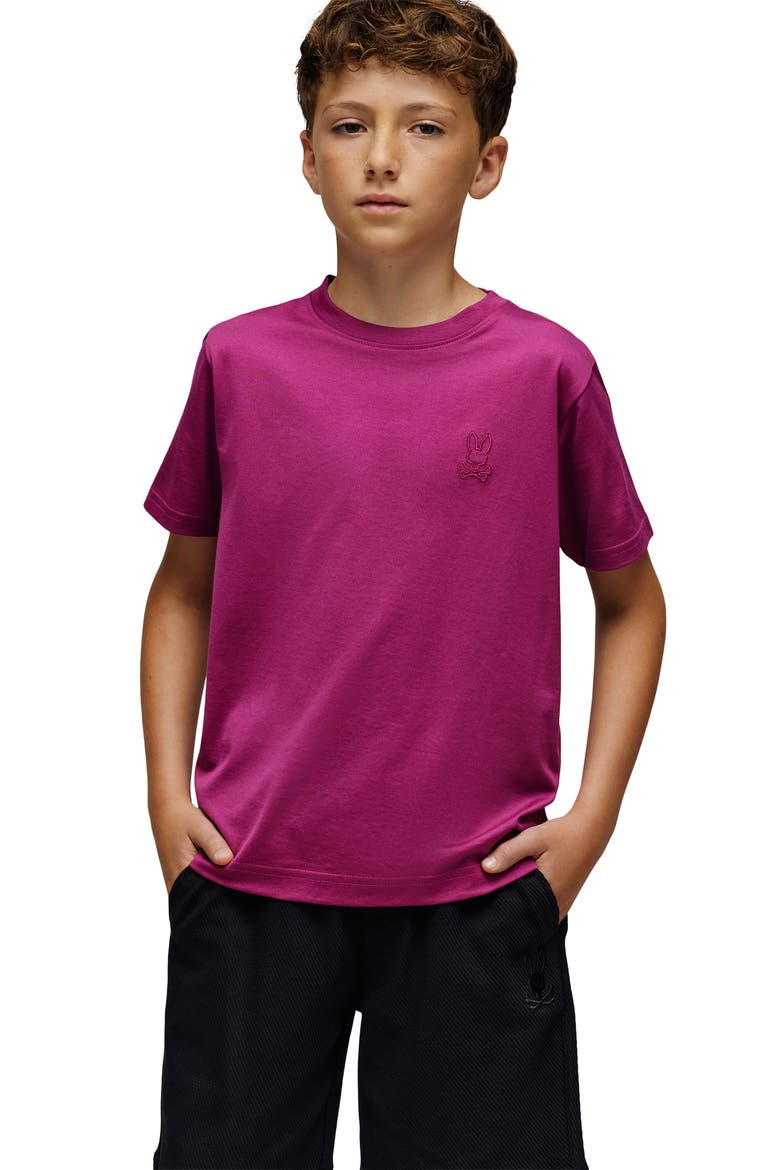 Kids' James Pima Cotton T-Shirt, Alternate, color, BOYSENBERRY