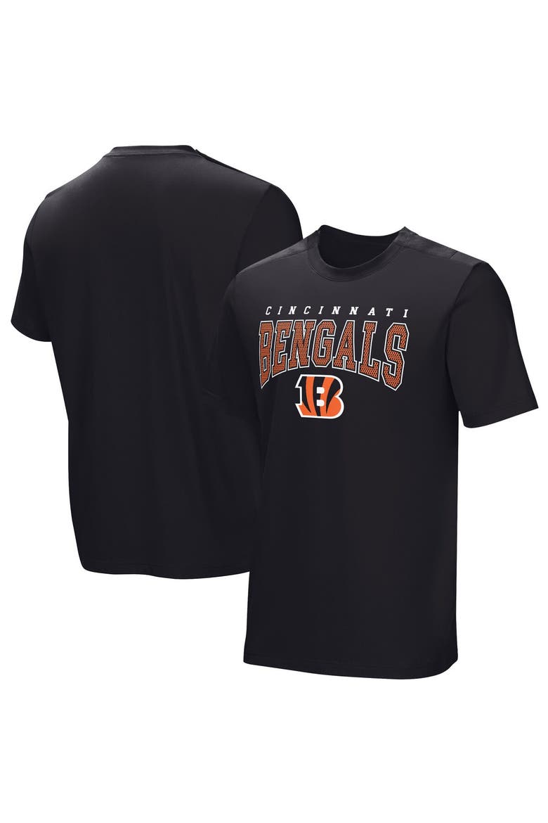 Men's  Black Cincinnati Bengals Home Team Adaptive T-Shirt, Main, color, Black
