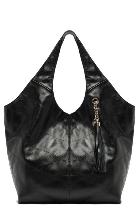 Large Sonya Leather Hobo