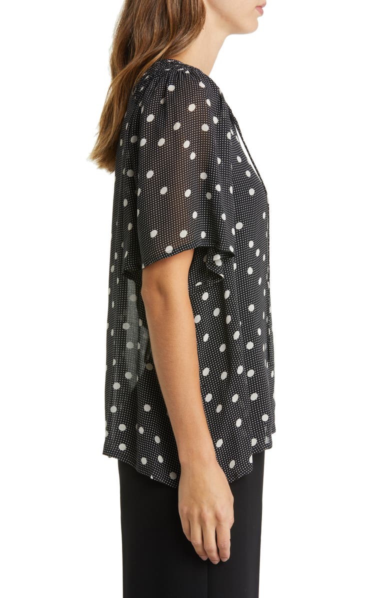 Masai Copenhagen Batian Print Tie Neck Blouse, Alternate, color,