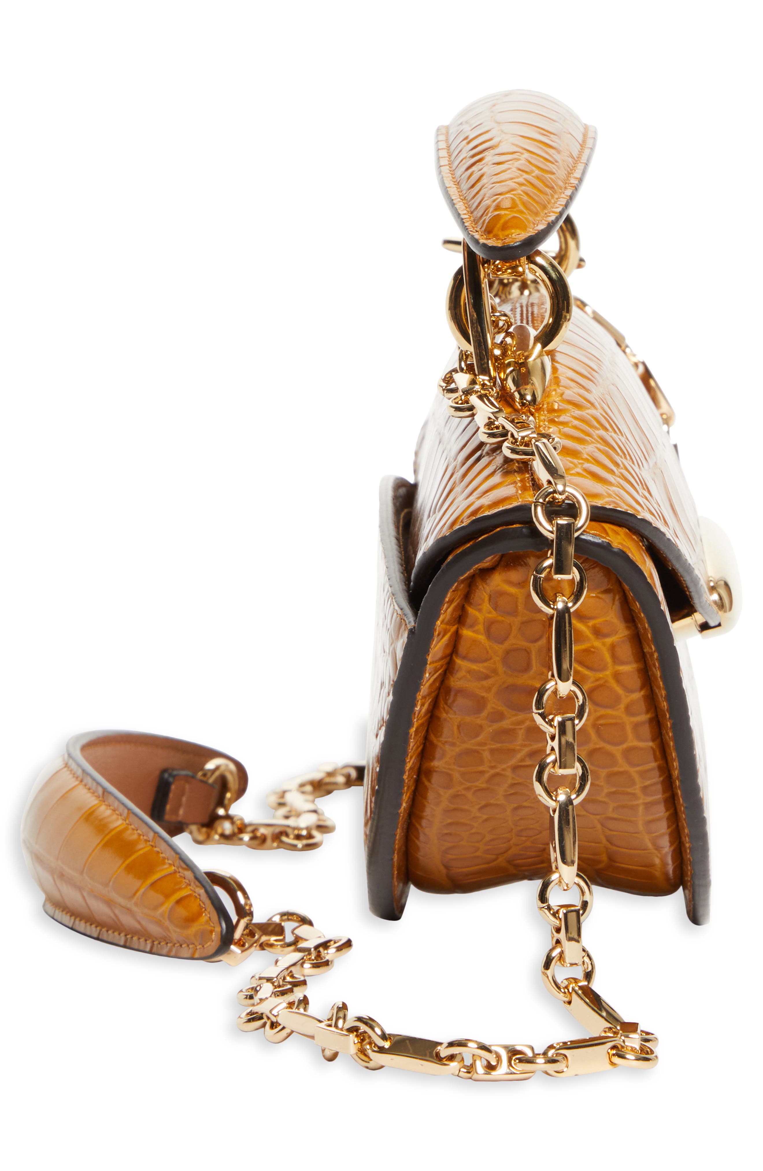 Zimmermann Wavelength Top Handle Bag, Alternate, color, Mustard