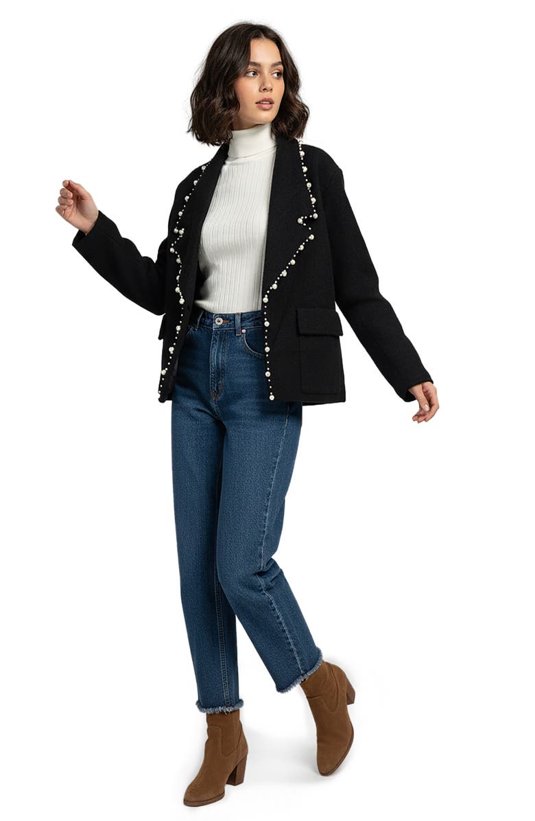 SAACHI Embellished Blazer, Alternate, color,