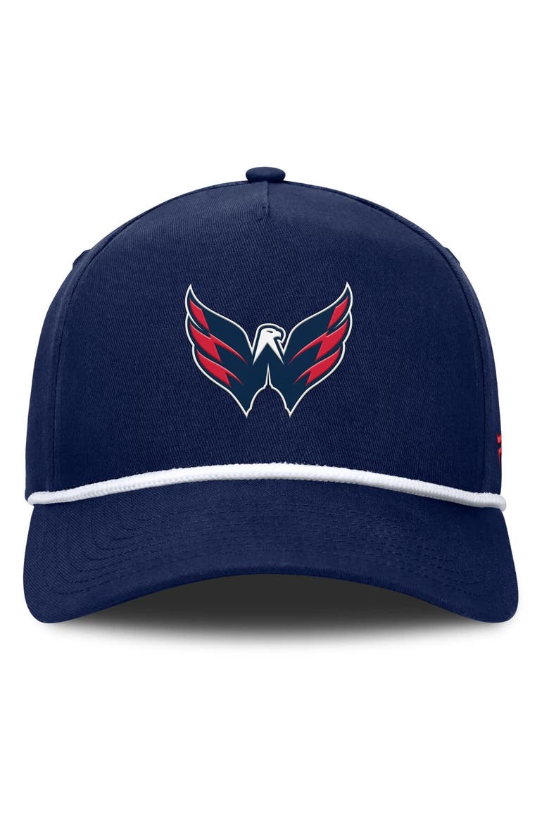 Men's Fanatics Navy Washington Capitals Authentic Pro Rink Roper A-Frame Adjustable Hat, Alternate, color, Navy