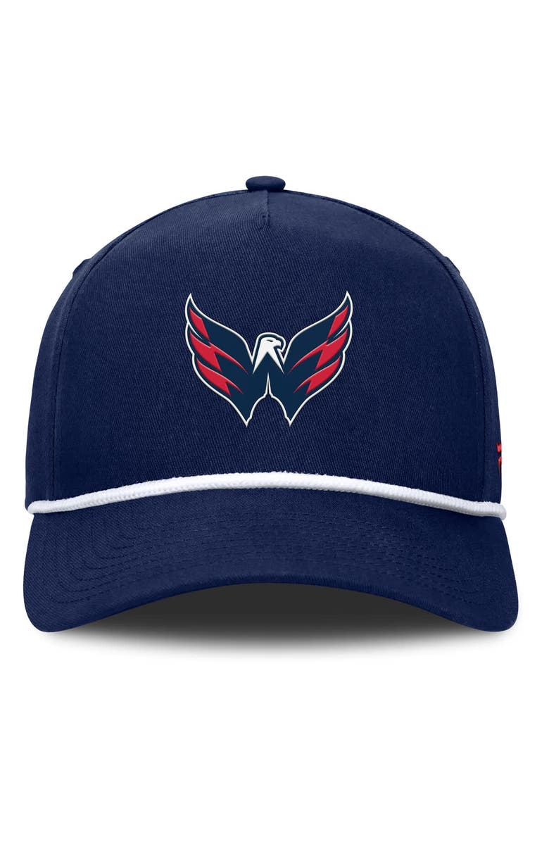 FANATICS Men's Fanatics Navy Washington Capitals Authentic Pro Rink Roper A-Frame Adjustable Hat, Alternate, color, Navy