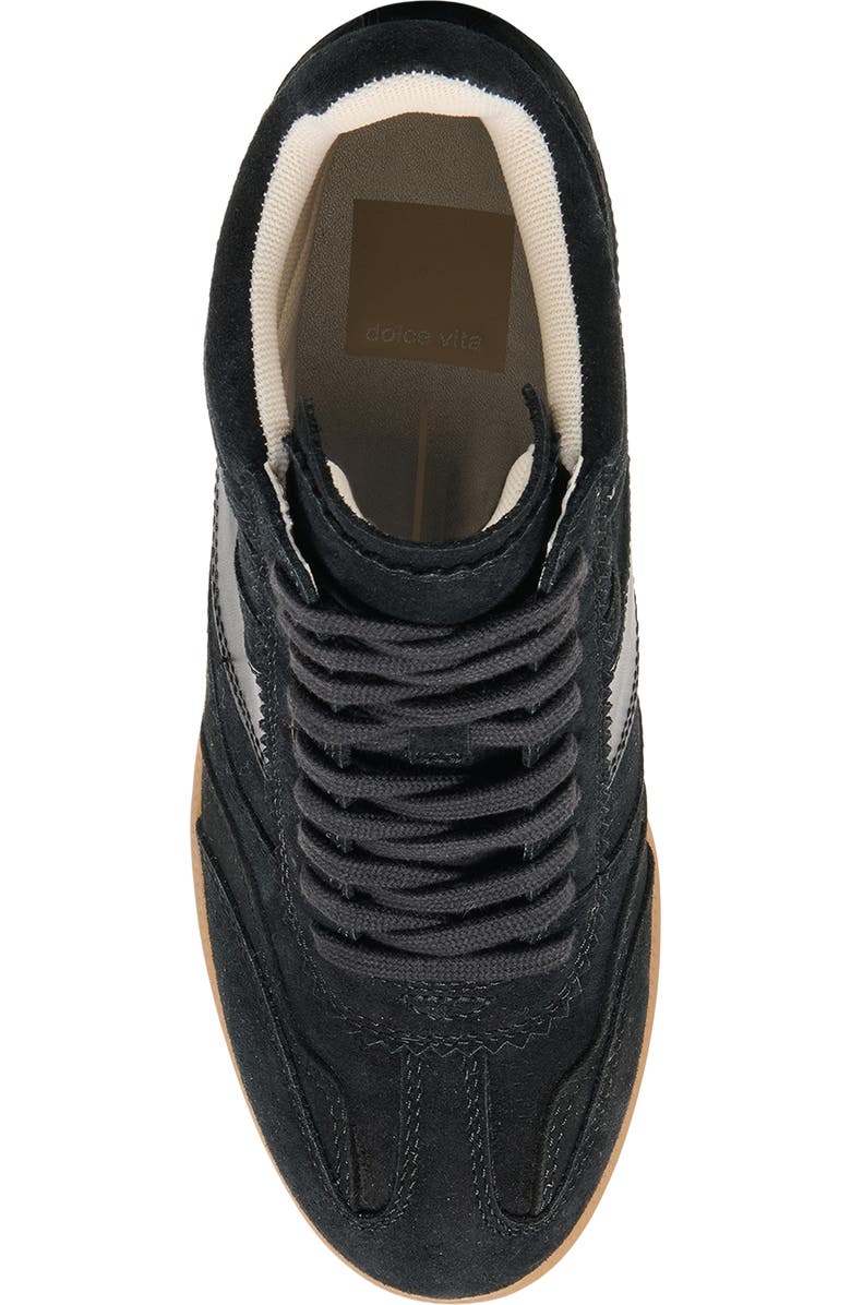 Dolce Vita Issac High Top Wedge Sneaker, Alternate, color, Onyx Suede